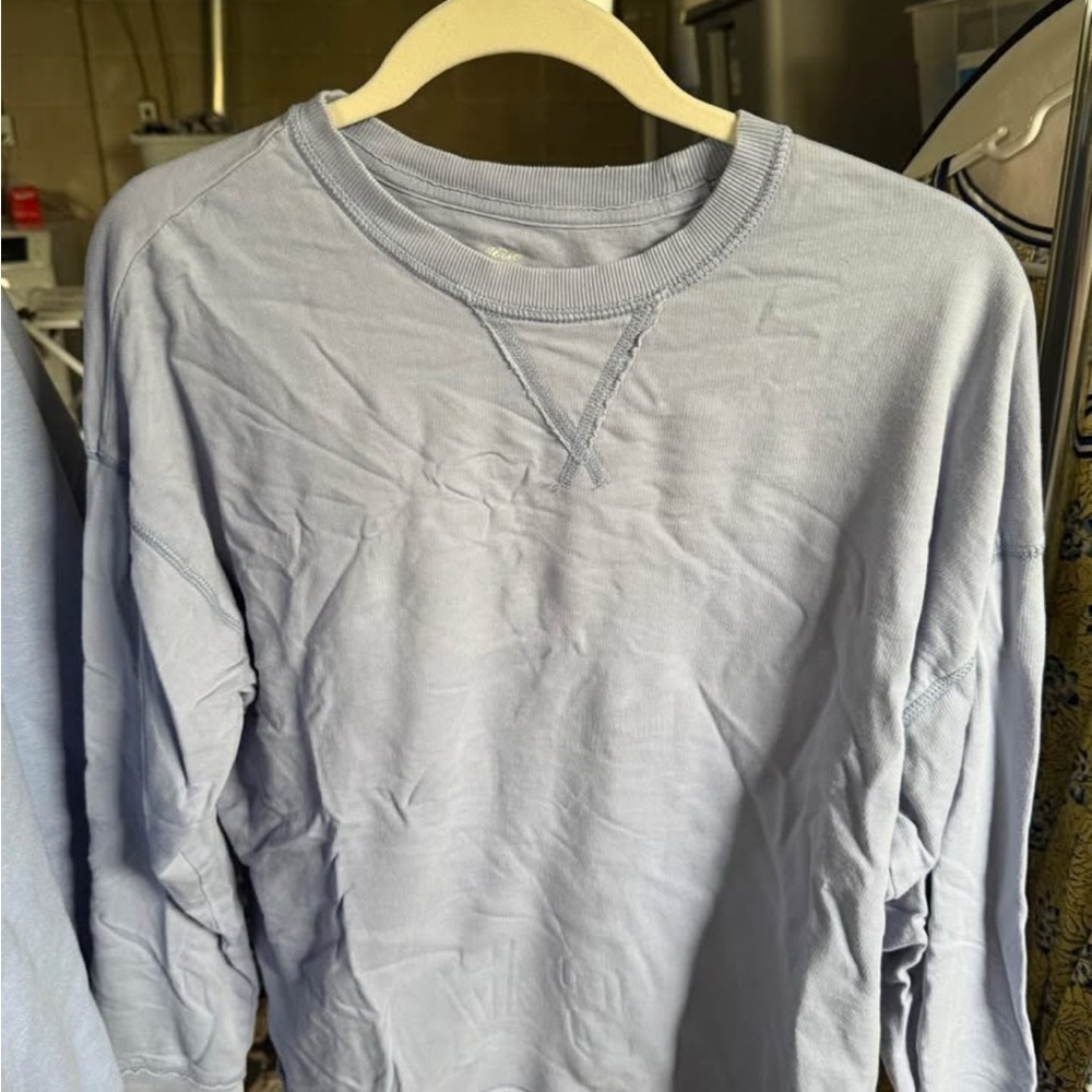 Aerie Light Blue Sweatshirt